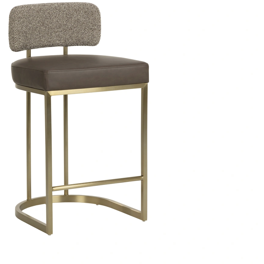 Larissa 34.5 inch Eglinton Espresso / Gellar Earth Counter Stool